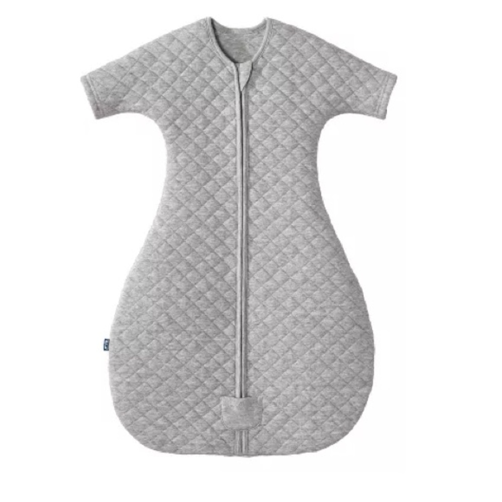 Halo Gray Quilted Baby Sleep Sack, 6-9M